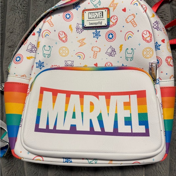 Kids Superhero Patterned Backpack - Picture 2 of 2